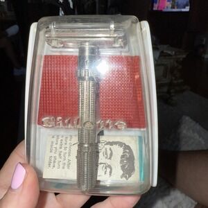 Vintage Gillette Adjustable Safety Razor Generation 1 with‎ Case 4548 No Blades